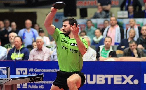 Spitzenspieler des TTC Zugbrücke Grenzau Andrej Gacina: zusammen mit Masaki Yoshida und Jonathan Groth will er Grenzau ins Finale bringen