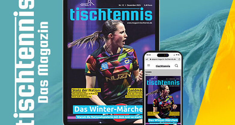 Das erwartet Sie in der Dezember-Ausgabe von tischtennis